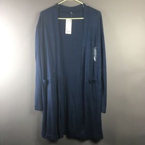 Uni Glo Long Sleeve Long Cardigan